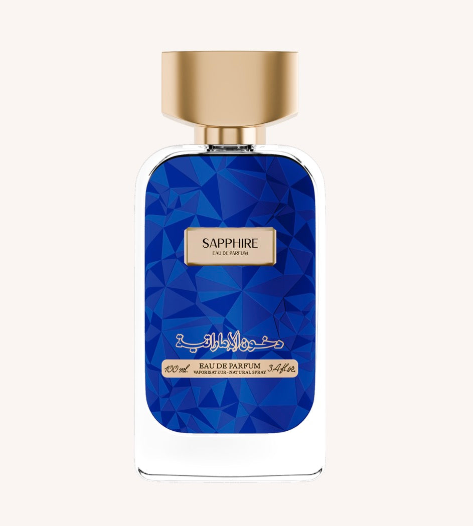 عطر سافاير (Sapphire) من دخون الإمارات - للجنسين - 100 مل
Sapphire Perfume by Dkhoon Emirates - Unisex Eau de Parfum - 100ml