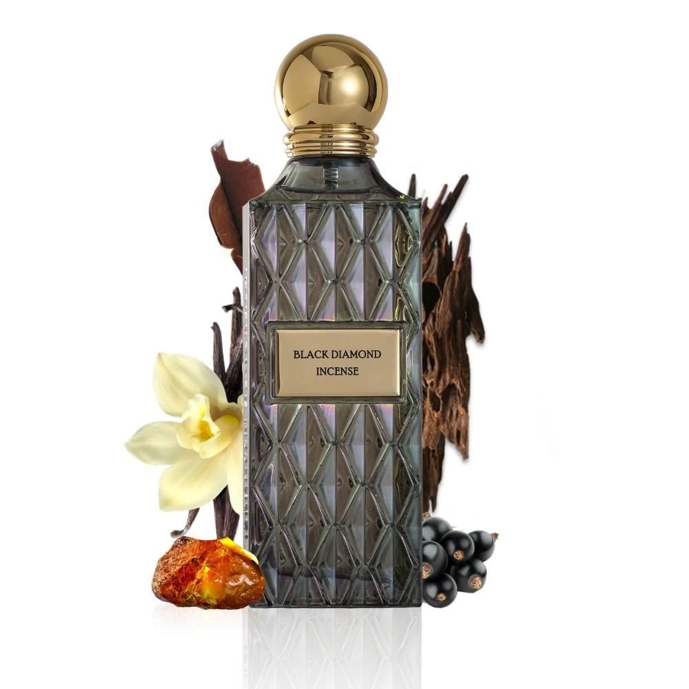 عطر بلاك دايموند إنسنس (بخور) من إبراهيم القرشي - ١٥٠ مل
Black Diamond Incense by Ibrahim Al Qurashi - 150ml