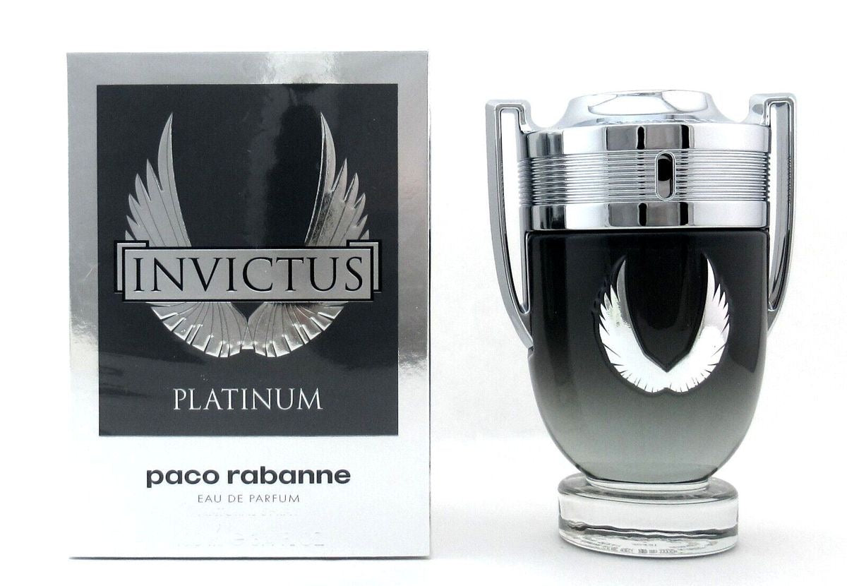 Invictus Platinum by Rabanne – Eau de Parfum for Men – 100ml
